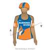 Burning River Roller Derby: Reversible Uniform Jersey (BlueR/OrangeR)