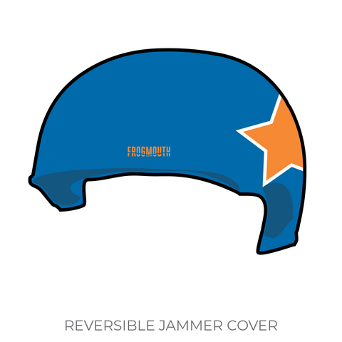 Burning River Roller Derby: 2019 Jammer Helmet Cover (Blue)
