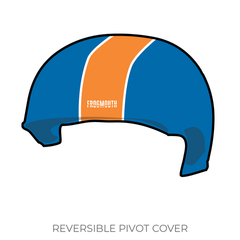 Burning River Roller Derby: 2019 Pivot Helmet Cover (Blue)
