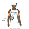 Burning River Roller Derby: 2019 Uniform Jersey (White)