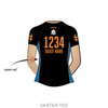 Burning River Roller Derby: Reversible Uniform Jersey (BlackR/WhiteR)