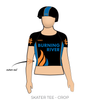 Burning River Roller Derby: Reversible Uniform Jersey (BlackR/WhiteR)