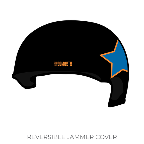 Burning River Roller Derby: 2019 Jammer Helmet Cover (Black)
