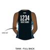 Canberra Roller Derby League Black ‘n’ Blue Belles: Uniform Jersey (Black)
