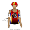 Cajun Rollergirls: 2019 Uniform Jersey (Red)