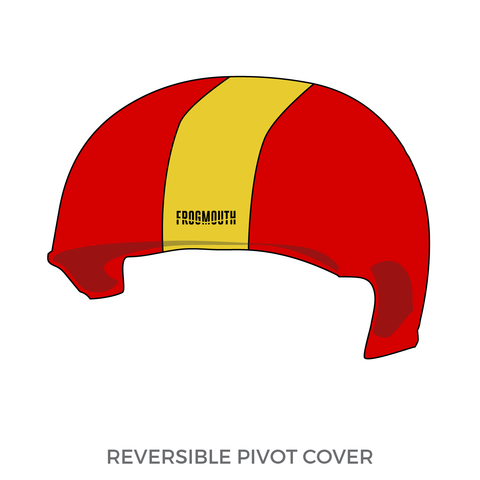 Cajun Rollergirls: 2019 Pivot Helmet Cover (Red)