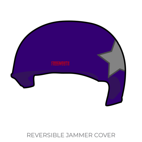 Borderland Roller Derby Las Catrinas: 2019 Jammer Helmet Cover (Purple)