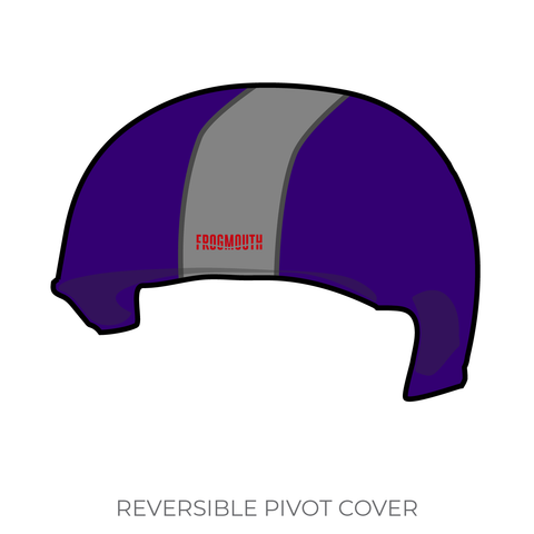Borderland Roller Derby Las Catrinas: 2019 Pivot Helmet Cover (Purple)