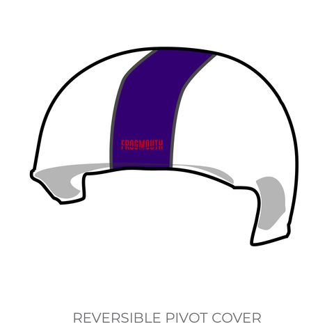 Borderland Roller Derby Las Catrinas: 2019 Pivot Helmet Cover (White)