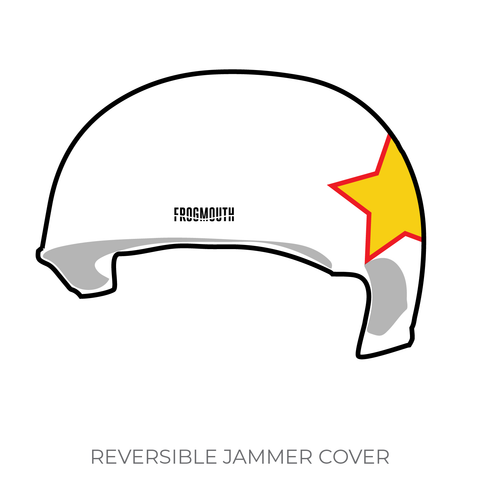 Charm City Roller Derby League Collection: Jammer Helmet Cover (White)