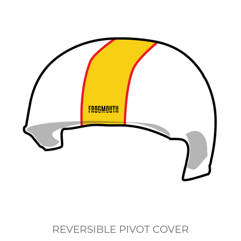 Charm City Roller Derby League Collection: Pivot Helmet Cover (White)
