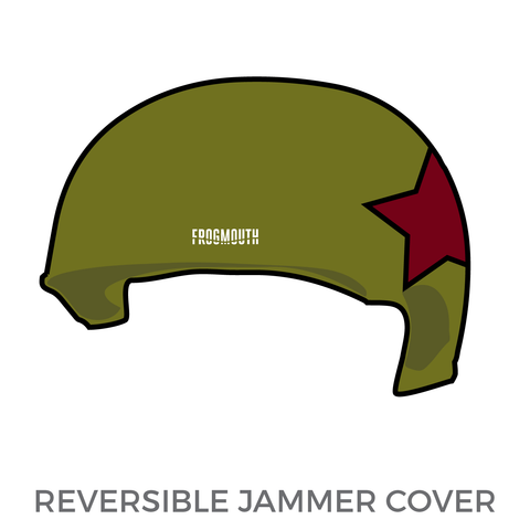 Clarksville Roller Derby: 2018 Jammer Helmet Cover (Green)