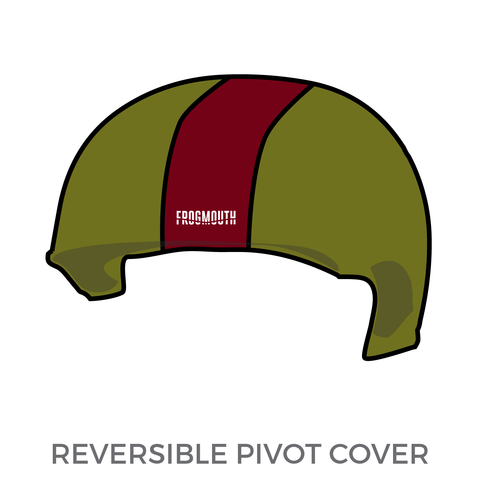 Clarksville Roller Derby: 2018 Pivot Helmet Cover (Green)