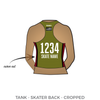 Clarksville Roller Derby: 2018 Uniform Jersey (Green)