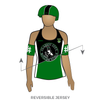 Classic City Rollergirls: Reversible Uniform Jersey (BlackR/GreenR)