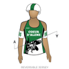 Coeur d'Alene Roller Derby: Reversible Uniform Jersey (WhiteR/GreenR)