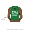 Coeur d'Alene Roller Derby: 2018 Uniform Jersey (Green)