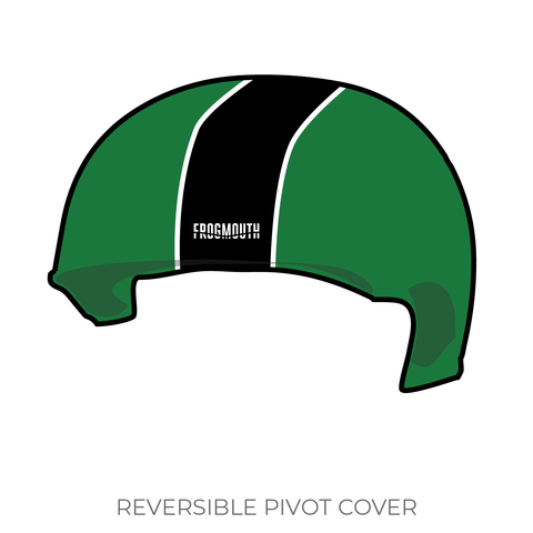 Coeur d'Alene Roller Derby: 2018 Pivot Helmet Cover (Green)