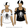 Columbia Roller Derby: Reversible Scrimmage Jersey (White Ash / Black Ash)