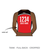 Columbia Basin Roller Derby: 2018 Uniform Jersey (Red)
