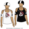 Columbia Basin Roller Derby: Reversible Scrimmage Jersey (White Ash / Black Ash)