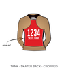 Columbia Basin Roller Derby: 2018 Uniform Jersey (Red)
