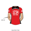 Columbia Basin Roller Derby: Reversible Uniform Jersey (BlackR/RedR)
