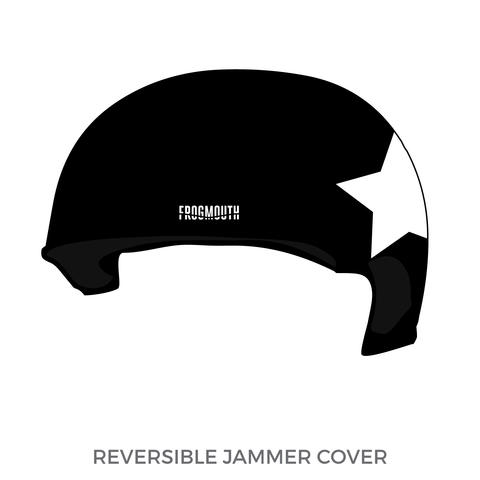 Connecticut Roller Derby League Uniform Collection: Jammer Helmet Cover (Black)