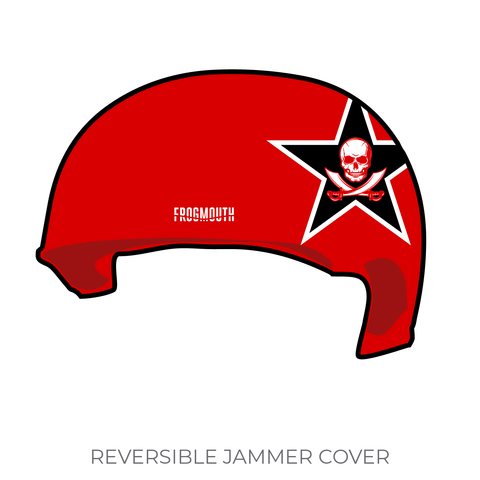 Conroe Roller Derby Cutthroats: Jammer Helmet Cover (Red)