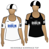 Dublin Roller Derby: Reversible Scrimmage Jersey (White Ash / Black Ash)