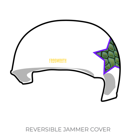 Crescent City Crushers: Jammer Helmet Cover (White)