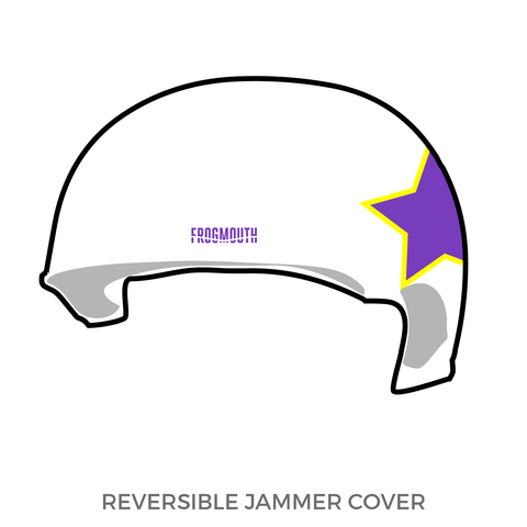 Crime City Rollers: Jammer Helmet Cover (White)