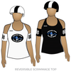 Crooked River Roller Derby: Reversible Scrimmage Jersey (White Ash / Black Ash)