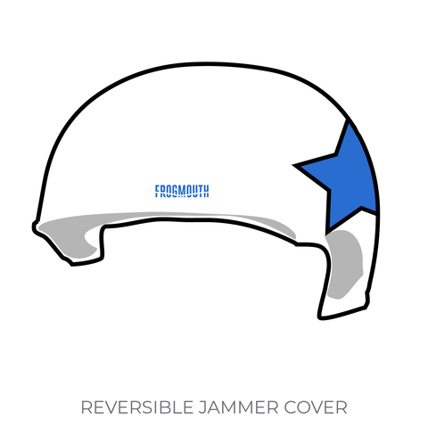 Crooked River Roller Derby: Jammer Helmet Cover (White)