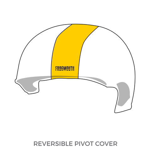 Connecticut Roller Derby Cutthroats: Pivot Helmet Cover (White)
