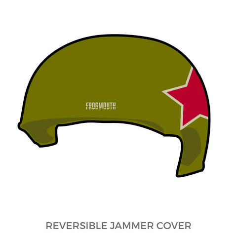 Rat City Roller Derby Derby Liberation Front: Jammer Helmet Cover (Green)