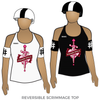 Minnesota Roller Derby Dagger Dolls: Reversible Scrimmage Jersey (White Ash / Black Ash)