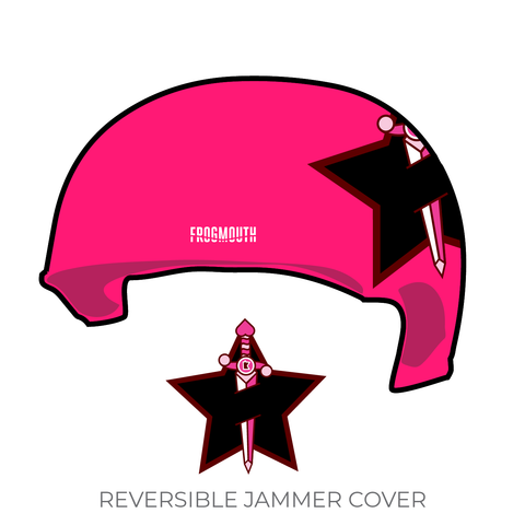 Minnesota Roller Derby Dagger Dolls: Jammer Helmet Cover (Pink)