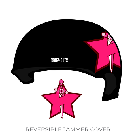 Minnesota Roller Derby Dagger Dolls: Jammer Helmet Cover (Black)