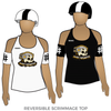 Eves of Destruction Daisy Pushers: Reversible Scrimmage Jersey (White Ash / Black Ash)