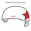 Dallas Derby Devils: Two pairs of 1-Color Reversible Helmet Covers