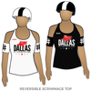 Dallas Derby Devils: Reversible Scrimmage Jersey (White Ash / Black Ash)