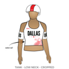 Dallas Derby Devils: Reversible Uniform Jersey (WhiteR/BlackR)