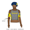 Third Coast Roller Derby Dangerous Dames: Reversible Uniform Jersey (GrayR/BlueR)
