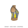 Third Coast Roller Derby Dangerous Dames: 2017 Uniform Jersey (Gray)
