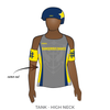 Third Coast Roller Derby Dangerous Dames: Reversible Uniform Jersey (GrayR/BlueR)