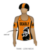 Deadly Rival Roller Derby: 2017 Uniform Jersey (Orange)