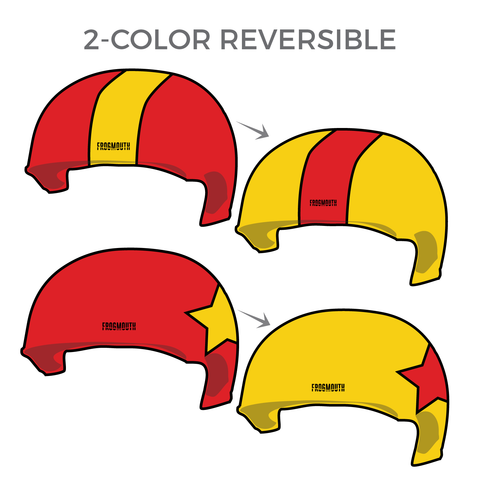 Deadshot Dames: Pair of 2-Color Reversible Helmet Covers