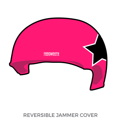 North Star Roller Derby Delta Delta Di: 2018 Jammer Helmet Cover (Pink)