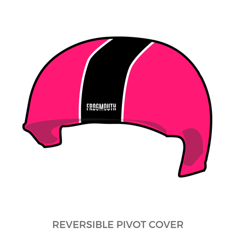 North Star Roller Derby Delta Delta Di: 2018 Pivot Helmet Cover (Pink)